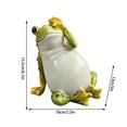 thumbnail image 2 of Steadline Garden Frog Statue, Resin Outdoor Yard Decor, Creative Pond Frog Sculpture for Patio Decoration, Perfect Thanksgiving Christmas Garden Gift, 2 of 6