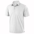 thumbnail image 7 of KeShDi Summer Tshirts Shirts for Men Colorblock Short Sleeve Shirt In Breathable Fabric with Classic Collar White L, 7 of 7