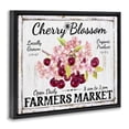 thumbnail image 3 of Stupell Industries Cottage Cherry Blossom Farmer's Market Black Floating Frame Canvas Art, 21 x 17, by Creatif Belle, 3 of 8