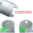 thumbnail image 4 of Pool Cleaner Bags Compatible with Polaris 360/380 Pool Vacuum Cleaner or Filter Parts (Hook & Loop), 4 of 7