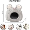 thumbnail image 2 of Cama cueva para conejillos de Indias, accesorios para jaulas lavables para animales pequeños, cama escondite para mascotas, casa antideslizante para hámsteres, chinchillas y erizos (ratón), 2 of 5