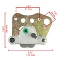 thumbnail image 3 of Front Left Right Brake Caliper w/Brake Pads for Polaris Sportsman 500 HO 2001-04, 3 of 4