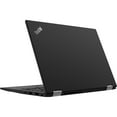 thumbnail image 2 of Lenovo ThinkPad X13 Yoga Gen 1 20SX - Flip design - Intel Core i5 - 10310U / up to 4.4 GHz - vPro - Win 10 Pro 64-bit - UHD Graphics - 8 GB RAM - 256 GB SSD TCG Opal Encryption 2, NVMe - 13.3" IPS touchscreen 1920 x 1080 (Full HD) - Wi-Fi 6 - black - kbd: US, 2 of 5