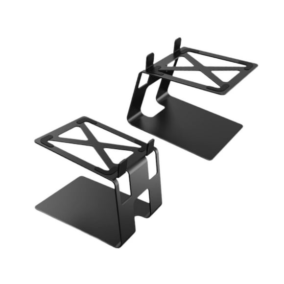 2 piezas de soporte para altavoz de escritorio, soporte de montaje en mesa, estable, universal, portátil, antivibración Estilo C