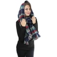 thumbnail image 2 of ToBeInStyle Women's Classic Plaid Blanket Scarf, 2 of 5