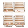 thumbnail image 5 of Stair Treads for Wooden Steps, Vintage Ethnic Peel and Stick Stair Treads with Adhesive, Boho Tribes Modern Orange Middle Century Non Slip Indoor Stairs Runner Rugs Mats for Elders Dogs 8"x30"15PCS, 5 of 7