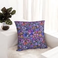 thumbnail image 6 of Pofeuu Watercolor Butterflies Print Double-sided plush pillowcase Square Throw Pillow Covers Pillows Cover for Living Room Bedroom Sofa Couch Cushion Cover（No pillow core）-16"x16", 6 of 7