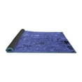 thumbnail image 2 of Ahgly Company Indoor Square Oriental Blue Industrial Area Rugs, 7' Square, 2 of 4