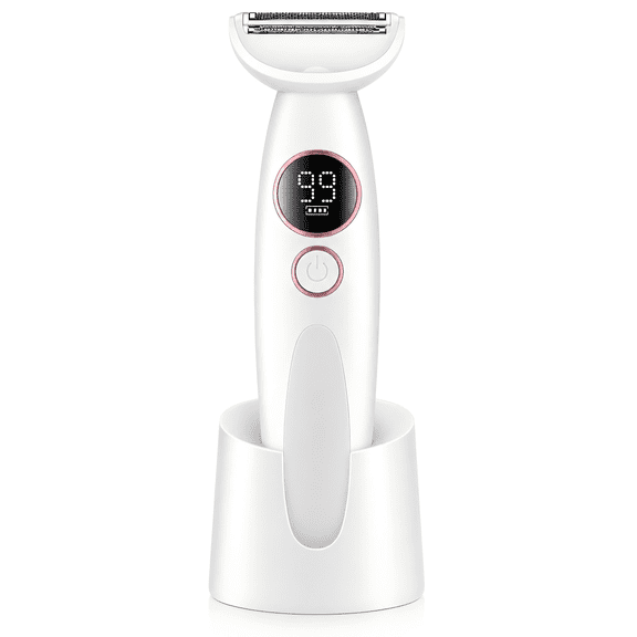 5 in 1 Electric Razor for Women, Bikini Trimmer & Epilator, Rechargeable Lady Shaver for Legs, Underarms, Face and Pubic Hair
