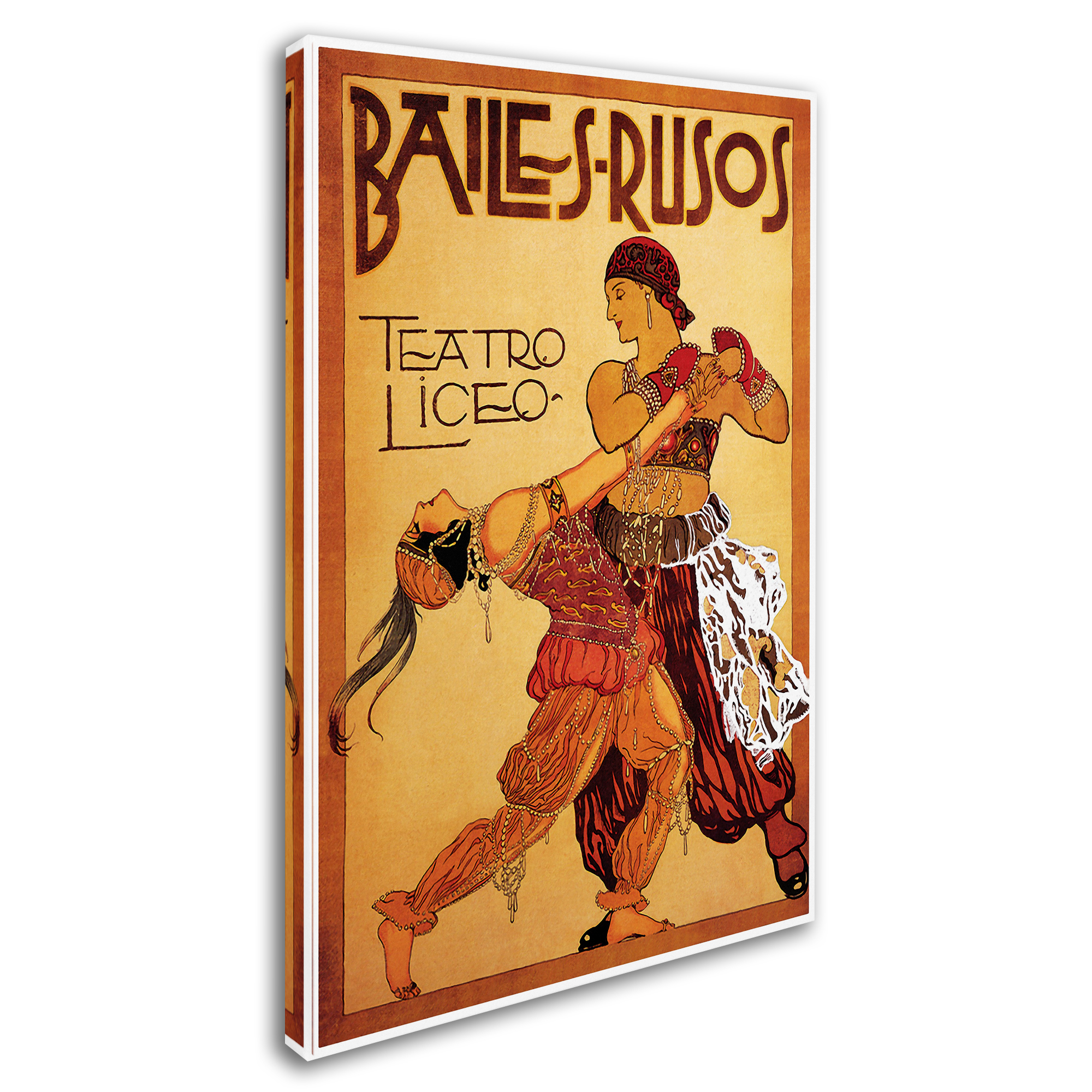 Trademark Fine Art 'Dance 3' Canvas Art by Vintage Lavoie