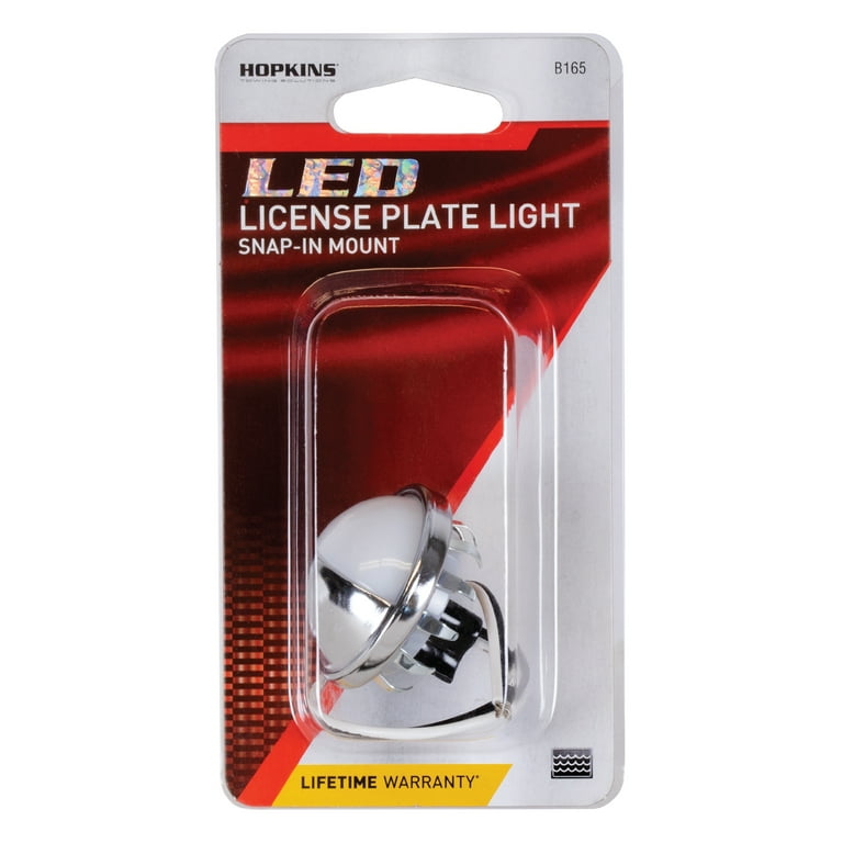 Hopkins Towing Solutions LED Automotive Snap-in Vehicle License