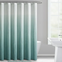 VCNY Home Aqua Ombre Taffeta Fabric Shower Curtain