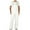 White, variant on Men's Denim Bib Overall Jean Romper Casual Fashion Workwear Adjustable Strap Loose Fit Hip Hop Jumpsuit White,M