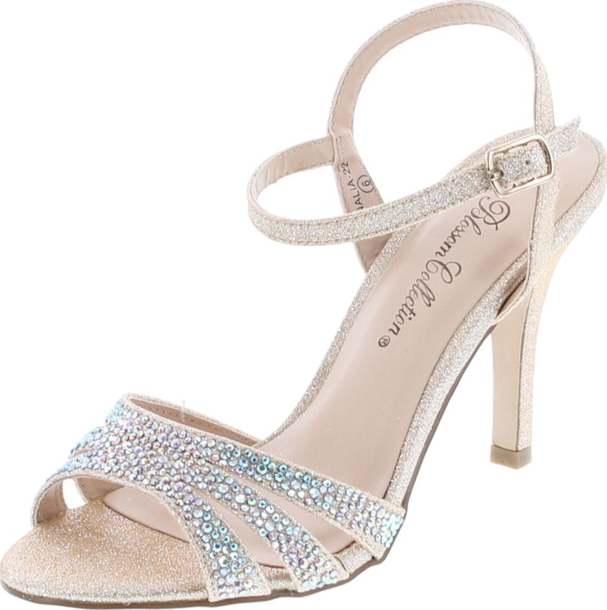 de blossom collection rose gold heels