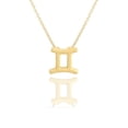 thumbnail image 1 of Qarigey Ins Doce Signo del zodiaco Retro Constelaciones Tema Amistad Collar Ins Cómodo Colgante a prueba de herrumbre Géminis oro Type3 NO3, 1 of 6
