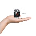 thumbnail image 3 of JAGASY Red Cardinal Small Memorial Urn - Black Tiny Urn for Ashes Adult Male & Female - Red Berry Leaf Decorative Urns for Father - Keepsake Funeral Urns for Mom - (3 Inch), 3 of 7