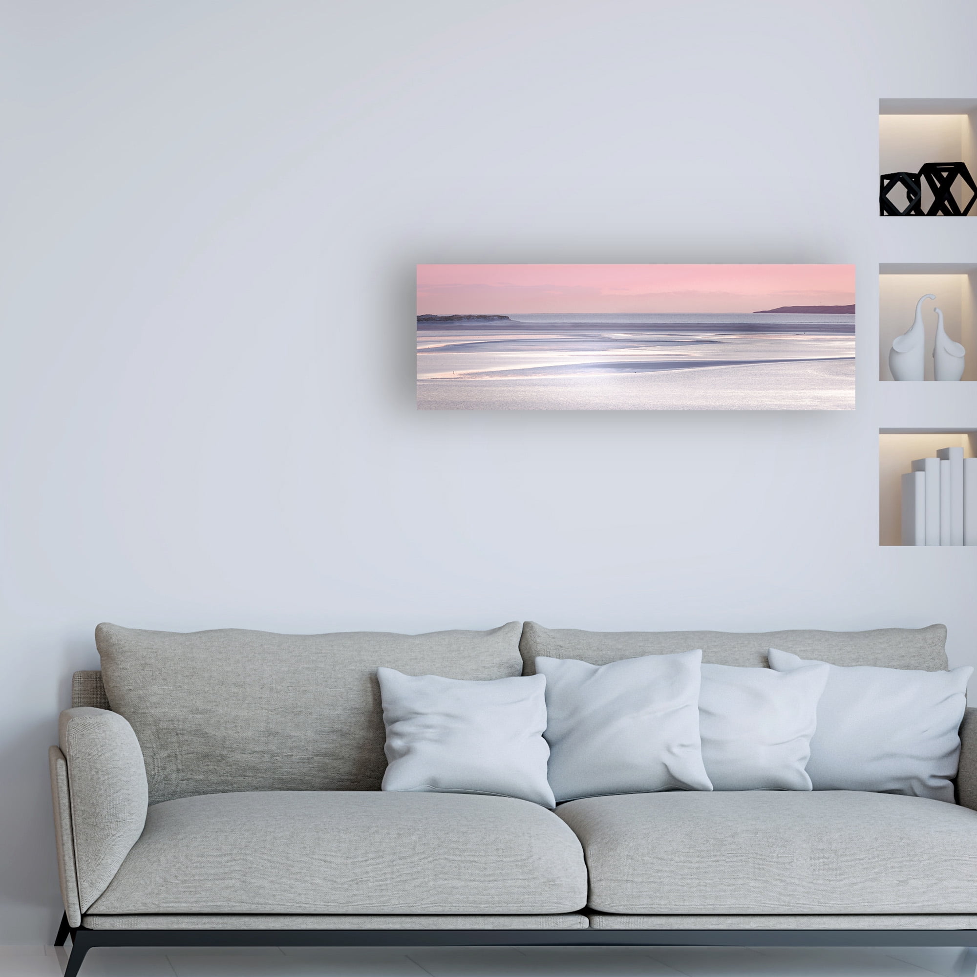 Trademark Fine Art 'Silver Sands' Canvas Art by Lynne Dougla