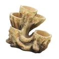thumbnail image 4 of Tocón de árbol, maceta, planta, contenedor, estatua, maceta, regalo, decoración, resina decorativa Rojo, 4 of 9