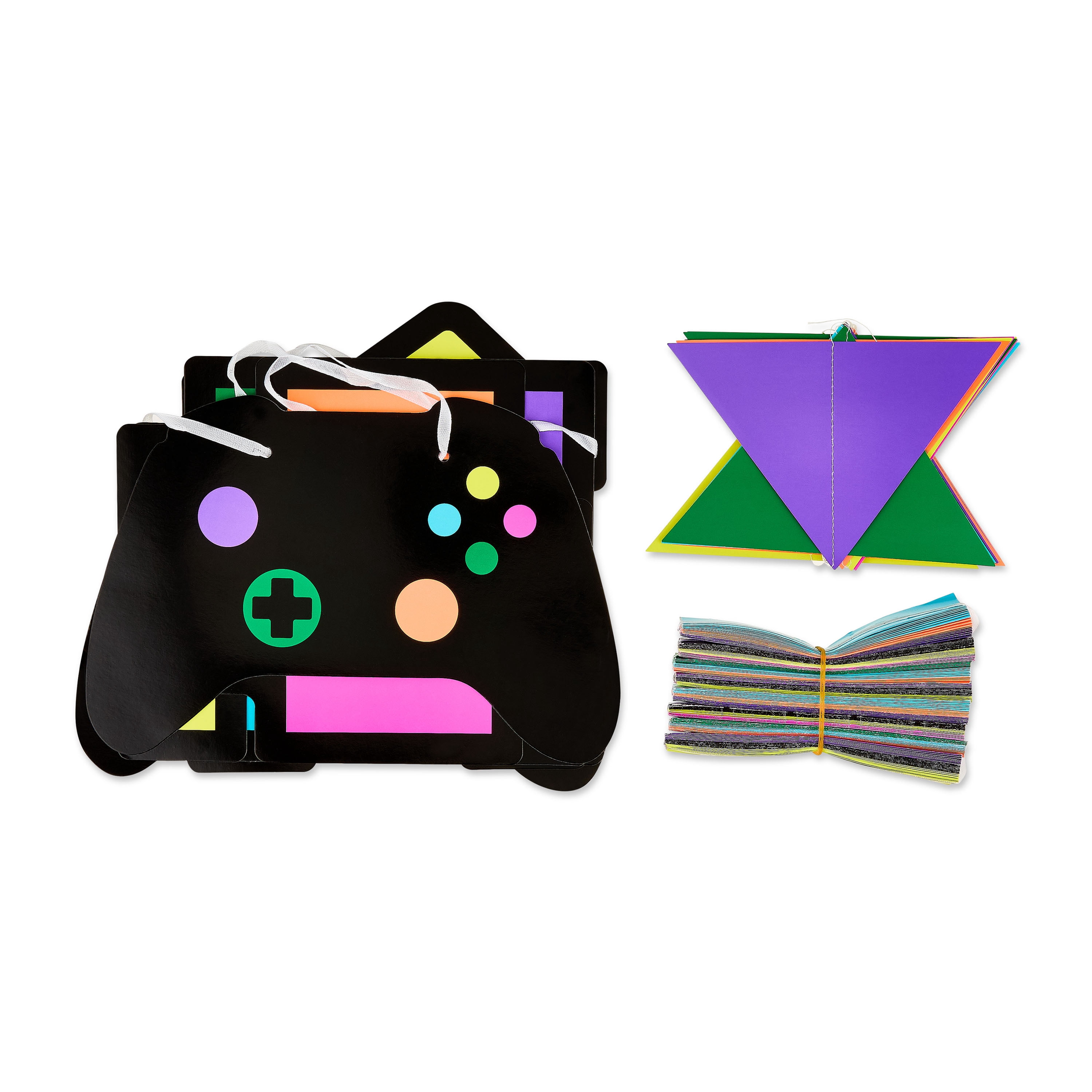 Multicolor Game On Party Banner Set, 3 Pieces, by Way To Celebrate