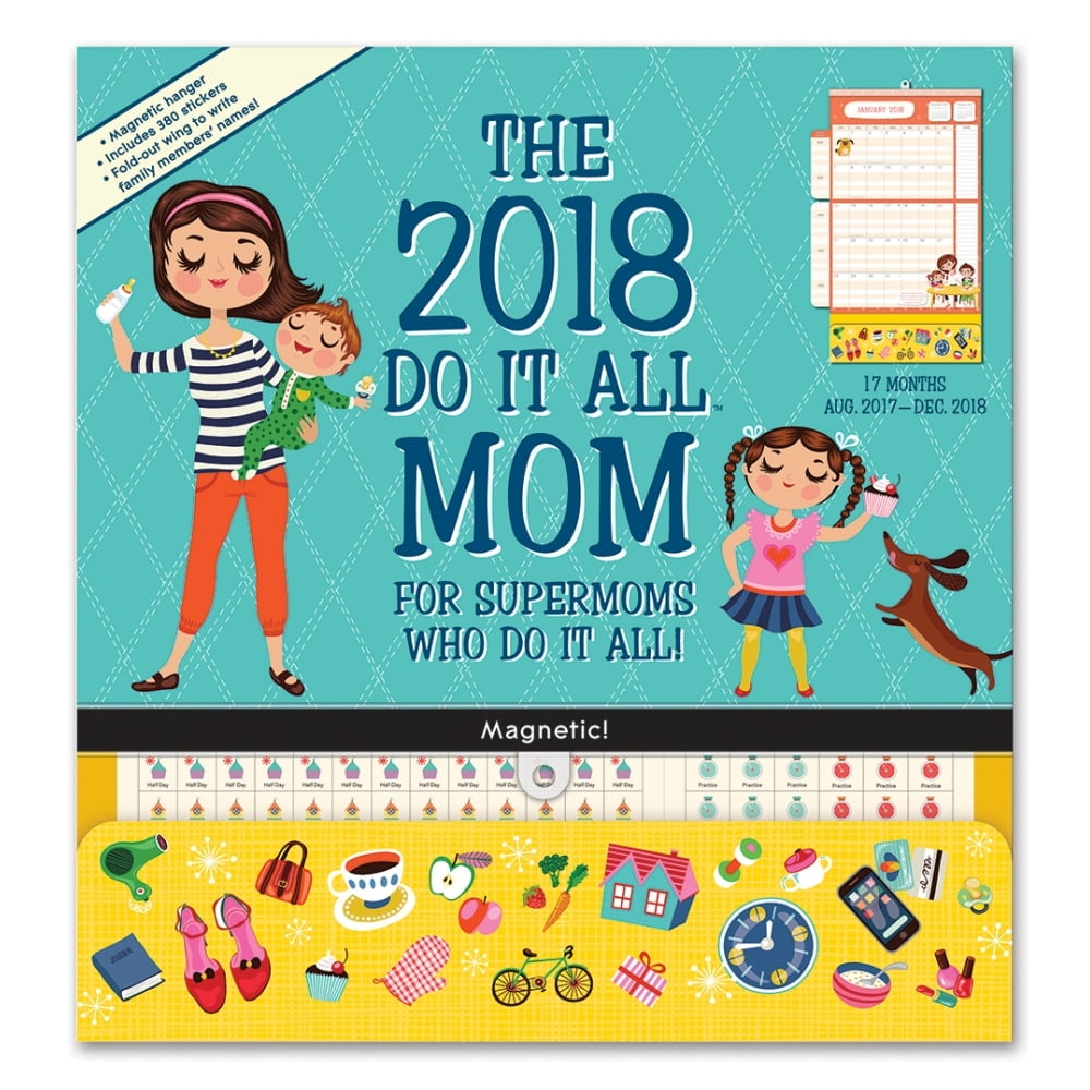 Moms Do It All Wall Calendar, Assorted Organization by Calendars