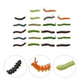 thumbnail image 4 of 22Pcs Simulation Caterpillars Trick Kit Scary Caterpillars PVC Trick Toys, 4 of 9