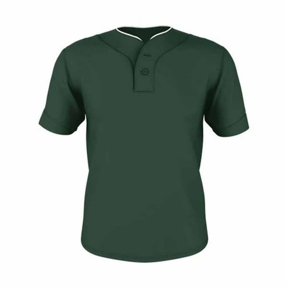 Alleson Youth Two-Button Mesh Baseball Jersey