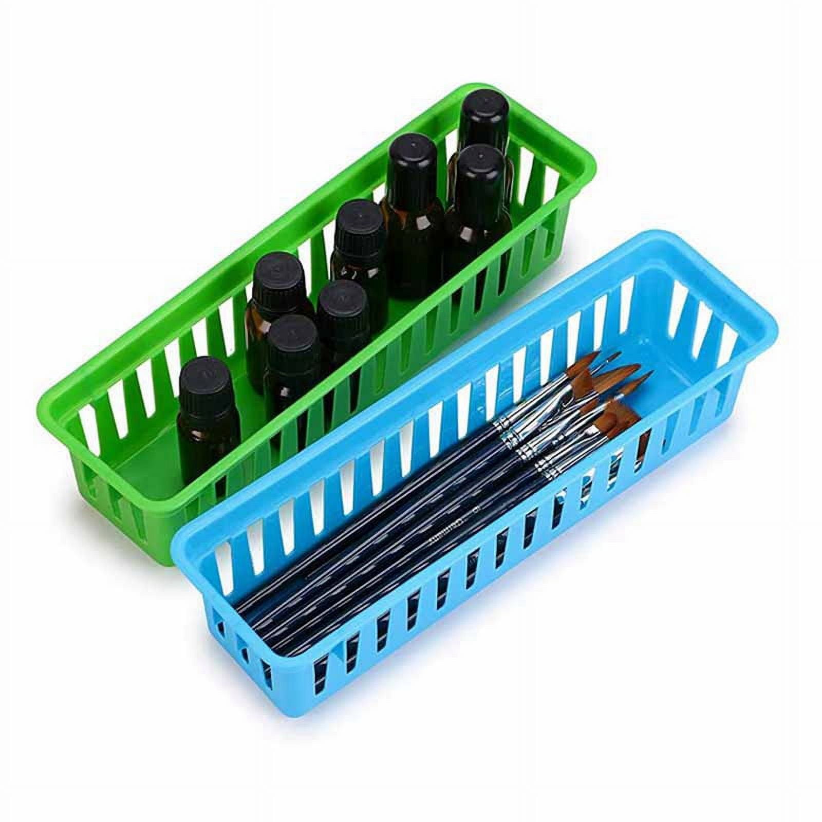 Classroom Pencil Organizer Pencil Basket or Crayon Basket, Colors, Random Colors (30 Pack)