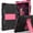 Black/Pink, variant on For Samsung Galaxy Tab A 10.1 2019 SM- T510 / T515 Dual layer Shockproof Heavy Duty Hybrid Silicone Kickstand Tablet Case Cover Rose Gold