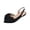 Black_1, variant on Bow Pointed Toe Dress Flat Shoes for Women Elastic Back Slingback Flats Fashion Casual Adjustable Ankle Strap Shoes