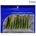 thumbnail image 1 of 10 Pcs Appâts de Pêche Simulés Réutilisables Leurres de Pêche Appâts Artificiels Portables en PVC 5.5cm Type 10, 1 of 1