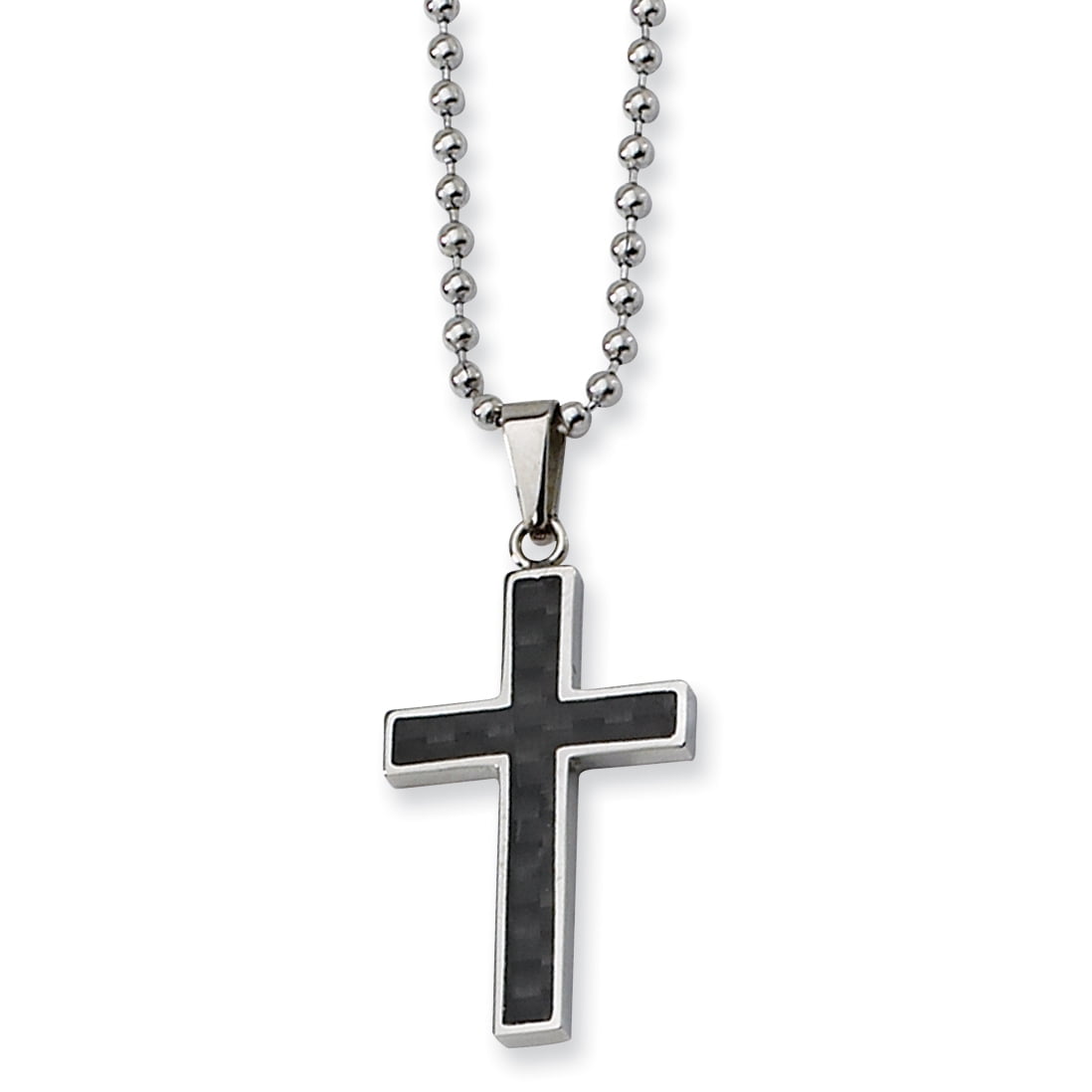 Sterling Silver Cross Pendant Necklace 