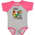 thumbnail image 3 of Inktastic Farmer I Rule The Roost Rooster Boys or Girls Baby Bodysuit, 3 of 5