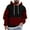 Mens Hoodies & Sweatshirts Red, variant on Mens Big & Tall Hoodies Plus Size M-5X Fleece Lined Sweatshirts with Pockets Pullover Long Sleeve Plaid Printed Thermal Athletic Workout Hoodie Tops