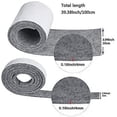 thumbnail image 5 of Fieltro autoadhesivo para muebles, fieltro adhesivo 2 rollos 100 * 10 cm + 100 * 2 cm Corte libre de cualquier tamaño o forma Almohadilla de fieltro antideslizante, 5 of 5