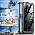 thumbnail image 4 of Funda de teléfono SPIDERCASE impermeable para Samsung Galaxy S25 Blue, 4 of 7
