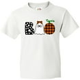 thumbnail image 3 of Inktastic Boo Halloween Ghost and Plaid Pumpkin Youth T-Shirt, 3 of 5