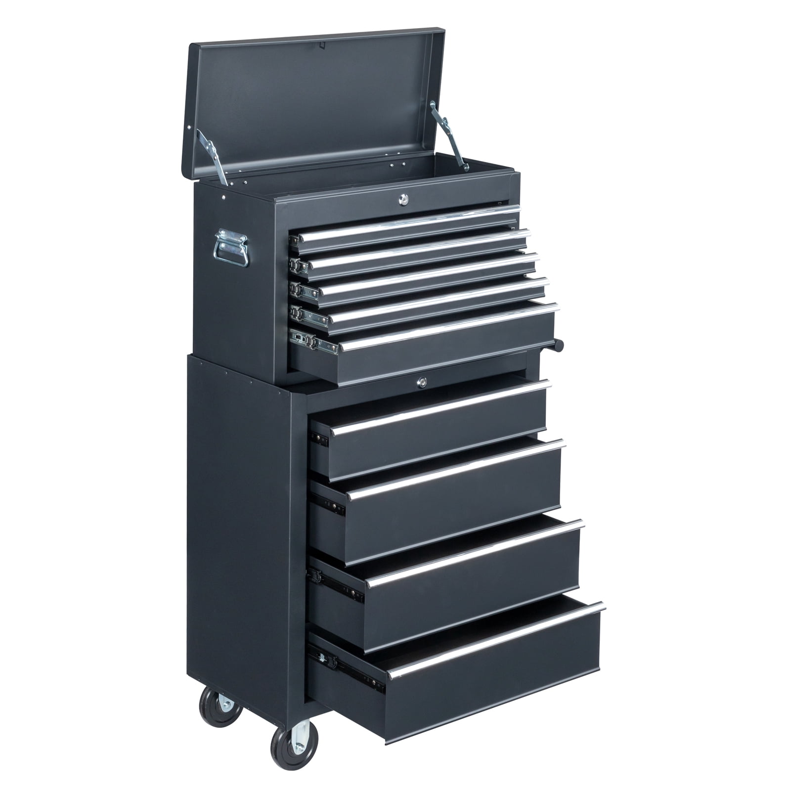 Steel Tool Box Black