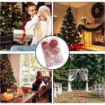 thumbnail image 5 of Newxiaaa Shatterproof Christmas Ball Ornaments, Transparent Plastic Balls Transparent Acrylic Hollow Ball Christmas Balls Baubles Party Tree Decorations, for Small Tree (Red), 5 of 6
