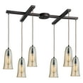thumbnail image 1 of ELK Lighting Hammered Glass 10431/6 Pendant Light, 1 of 2