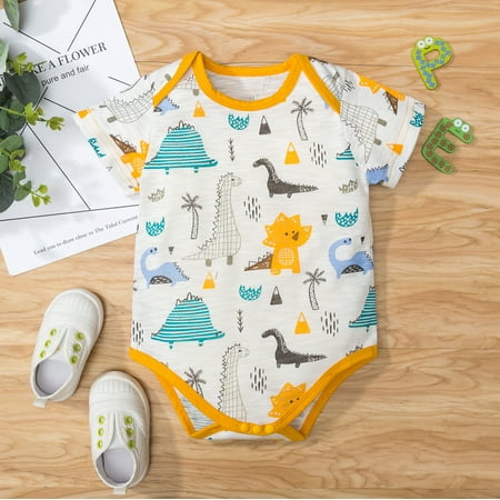 

Juebong Baby Shower Clothes Clearance Infant Newborn Baby Girls Boys Cartoon Cute Bodysuit Romper Casual Clothes