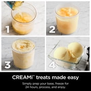 Ninja CREAMi 16 Oz Pint & Lid, Compatible with NC300 Series Ninja Creami Ice Cream Maker, XSKPNTLID1 Gray