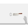 thumbnail image 4 of Winco 8" Heavy Duty Chinese Cleaver with Wooden Handle, 4 of 4