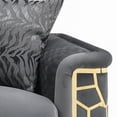 thumbnail image 5 of Modern Gray Micro Suede Sofa 26'H x 92'W x 36'D with Durable Frame, 5 of 8