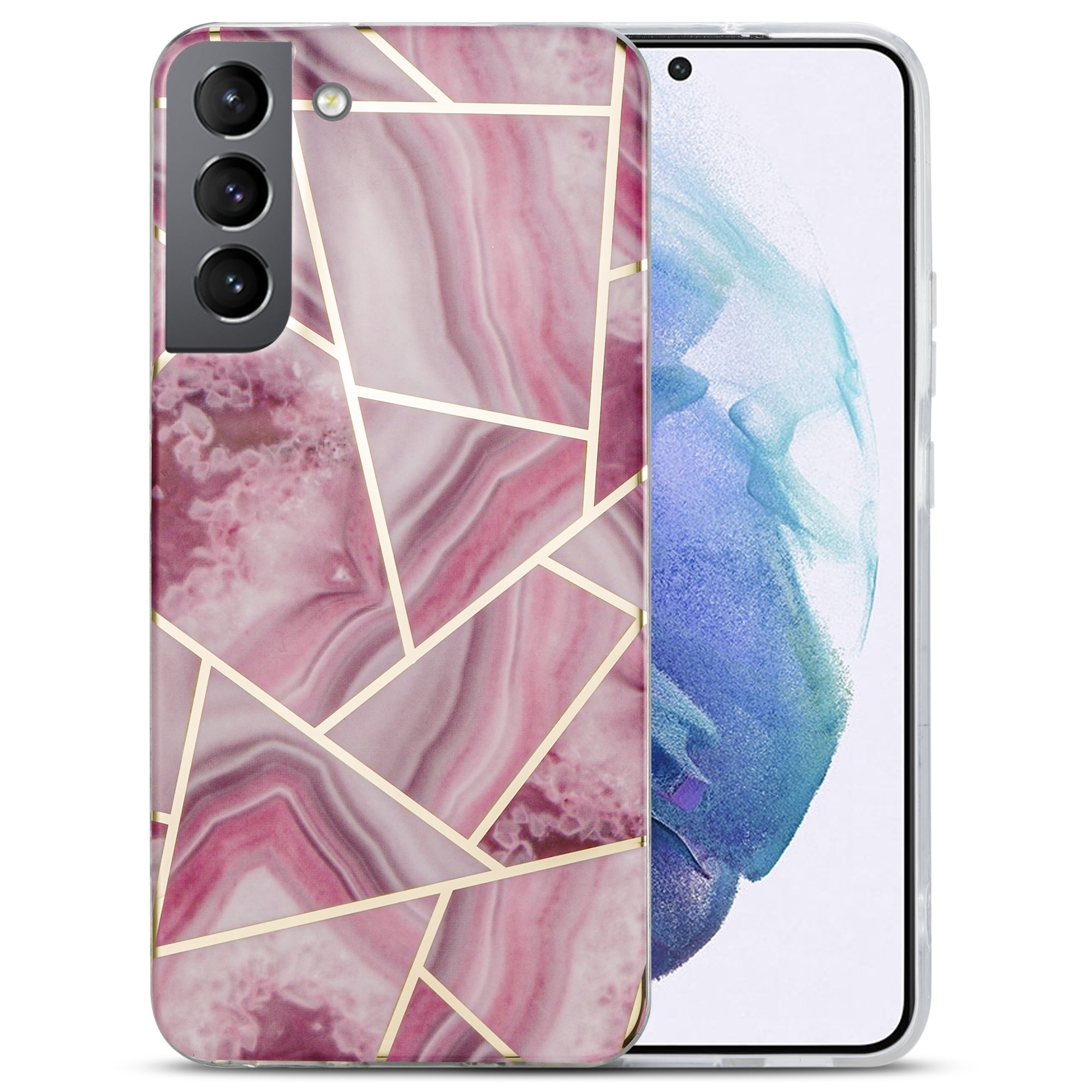 Pink Louis Vuitton Seamless Pattern Samsung Galaxy S22 Plus Case