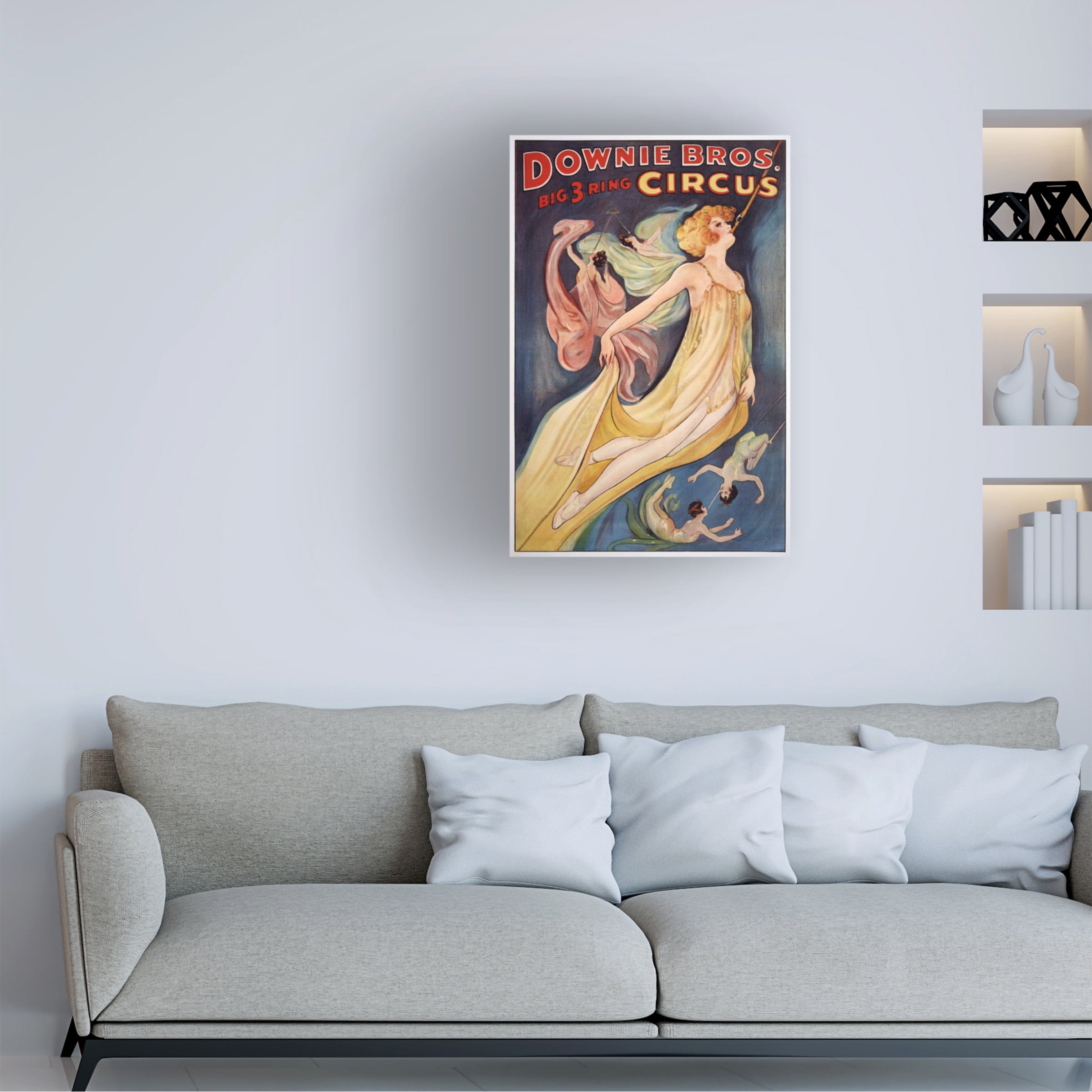 Trademark Fine Art 'Circus 2' Canvas Art by Vintage Lavoie