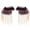 Multicolor, variant on 1 Pair Rivet Tassel Epaulets Punk Metal Tassel Epaulet Colorful Rivet Shoulder Stamp Clothing Accessories for Men Women