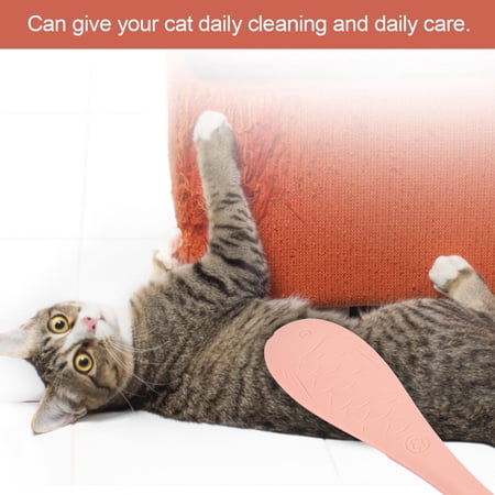 Fish Shape Cat Tongue Comb Simulation Pet Massage for Pets Daily Hair Care ToolsPink
