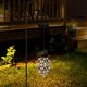 thumbnail image 5 of Lámpara Solar impermeable para exteriores, farol LED con forma de oliva, lámpara hueca de hierro forjado, lámpara Solar colgante, 5 of 8