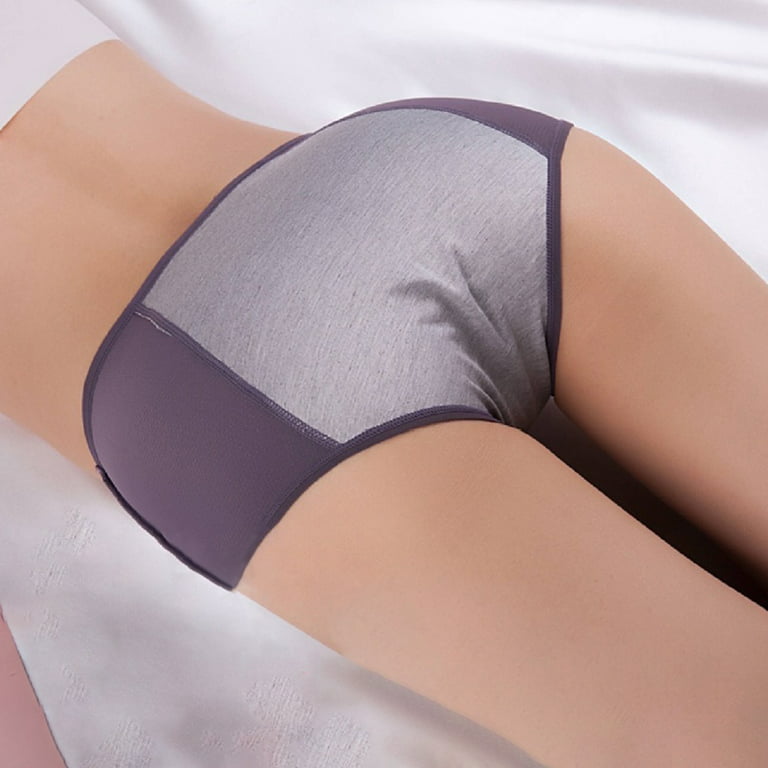 Washranp Period Underwear for Women Leak Proof Cotton Overnight Menstrual  Panties Briefs 