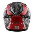 thumbnail image 6 of 1STORM MOTORCYCLE FULL FACE HELMET BIKE BOOSTER G335CLS SKULL RED, 6 of 6